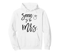 La Sposa Che Presto sarà Mrs Minimal Wedding Felpa con Cappuccio