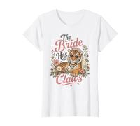 La Sposa ha Artigli Addio al Nubilato Tiger Boho Wedding Party Maglietta