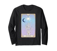 La Sposa Scheletro Tarocchi Mystical Gothic Halloween Party Maglia a Manica