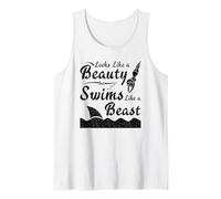 La Squadra di Nuoto Sembra Bellezza nuota Come Un Nuotatore Bestia Canotta