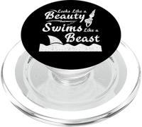 La squadra di nuoto sembra bellezza nuota come un nuotatore bestia PopSockets PopGrip per MagSafe