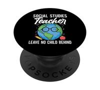 La squadra di studi sociali non lascia nessuno Insegnante di studi sociali PopSockets PopGrip Adesivo