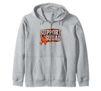 La Squadra di Supporto per la leucemia spera la consapevolezza della Forza Insieme Felpa con Cappuccio