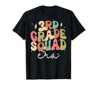 La Squadra di Terza elementare Era Retro Groovy Torna a Scuola Maglietta