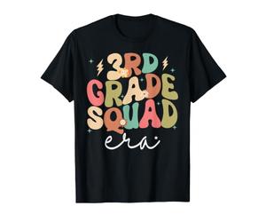 La Squadra di Terza elementare Era Retro Groovy Torna a Scuola Maglietta