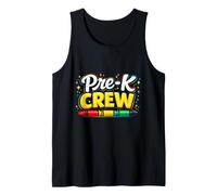 La Squadra prescolare di Pre K Crew Crayon Torna a Scuola Canotta