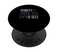 La stabilità è sexy e divertente scienza alimentare per uno scienziato alimentare PopSockets PopGrip Adesivo