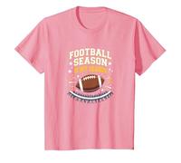 La Stagione del Calcio è Il Mio entusiasmo dei Fan della Stagione Maglietta, Bambini, Rosa, 4 Anni