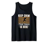 La Stagione di Keep Calm Track è arrivata Citazione Track And Field Runner Canotta