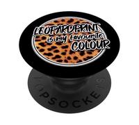 La stampa leopardata è il mio ghepardo leo rockabilly PopSockets PopGrip Adesivo