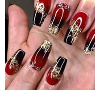 La stampa sulle unghie finte incolla il bastone sull'artificiale acrilico falso per l'arte progetta il chiodo di progettazione