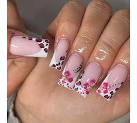 La stampa sulle unghie finte incolla il bastone sull'artificiale acrilico falso per l'arte progetta il chiodo di progettazione