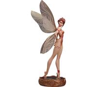La statua di Peter Pan Tinker Bell (variante autunnale) è alta circa 12 pollici