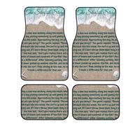 La storia di Starfish, puoi fare la differenza. Set di 4 tappetini antiscivolo universali per auto, adatti a tutte le stagioni.