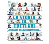 La storia di tutti noi attraverso le linee del tempo da Ramses a Barack Obama, da Cleopatra a Greta Thunberg. Ediz. a colori