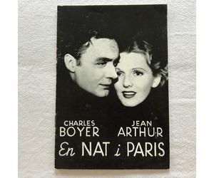 La storia è fatta di notte Charles Boyer, Jean Arthur 1937 programma cinemato...