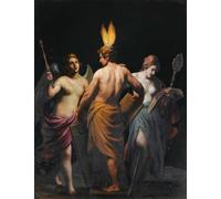 La storia e la prudenza dell'Ilosofia risvegliano la mente in un desiderio di conoscenza Poster stampato di Alessandro Turchi (18 x 24)