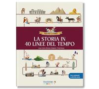 La storia in 40 linee del tempo / Libro per bambini con contenuti e attività ext