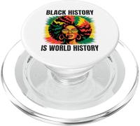 La storia nera è la storia del mondo Afro Pride Melanin Girl PopSockets PopGrip per MagSafe