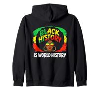 La Storia Nera è Storia del Mondo Afro Pride panafricano Felpa con Cappuccio