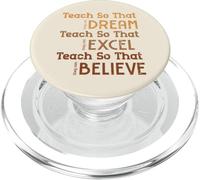 La storia nera insegna in modo che possano sognare insegnante donne uomini PopSockets PopGrip per MagSafe