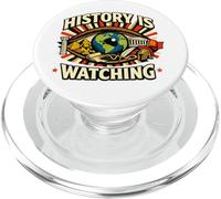 La storia sta guardando la protesta dell'occhio del tempo PopSockets PopGrip per MagSafe