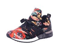 La Strada 1804189 - Scarpe da donna per il tempo libero - 4601-nero-rosso-flow, argento, 38 EU