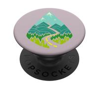 La strada lunga e tortuosa va sempre in primavera PopSockets PopGrip Adesivo