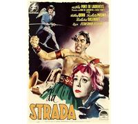 La strada | Manifesto 70x100 cm | Federico Fellini | Poster d’epoca restaurato digitalmente