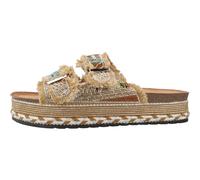 La Strada - Sandalia Plataforma Textil - - Shoes - Donna - Marrone - 38 EU