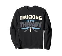 La Strada terapeutica per autotrasporti è la mia Terapia Trucker Salute Felpa