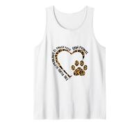 La Strada Verso Il Mio Cuore Impronte di Zampe di Animali leopardati Canotta