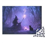 La strega nel bosco Puzzles 1000 Pezzi In Cartone Pressato, Un Classico Puzzle A Pezzi Per Enigma Ultra Difficile, Ideale Per Hobby Invernale, Il Miglior Regalo Per Gli Amanti Dei Puz