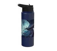 La strega oscura della notte Stainless Steel Insulated Water Bottle