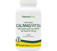 la strega srl Nature’s Plus Cal Mag D3 60 Tavolette Masticabili Vaniglia
