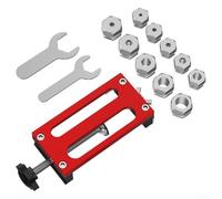 La striscia di posizione manovrabile su questo ausilio per punzonatura profilo in alluminio migliora l'esperienza utente e l'efficienza