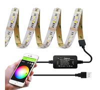 La striscia LED ZigBee 3.0 USB RGBWW funziona con Hub Bridge, Alexa Echo Plus, Hub per app intelligenti/controllo vocale RGB Bianco freddo Bianco caldo
