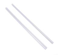 La striscia semicircolare impermeabile a forma di D da 1 m per porte in vetro del bagno impedisce perdite d'acqua e mantiene pulita la zona doccia con struttura in PVC (8 mm)