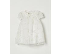 LA STUPENDERIA Abito in tulle ricamato 18M Bianco
