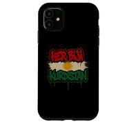 La sua bandiera del Kurdistan Biji Graffiti curdi urbani Custodia per iPhone 11