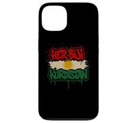 La sua bandiera del Kurdistan Biji Graffiti curdi urbani Custodia per iPhone 13