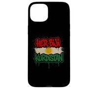 La sua bandiera del Kurdistan Biji Graffiti curdi urbani Custodia per iPhone 15 Plus