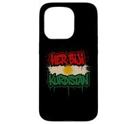 La sua bandiera del Kurdistan Biji Graffiti curdi urbani Custodia per iPhone 15 Pro