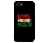 La sua bandiera del Kurdistan Biji Graffiti curdi urbani Custodia per iPhone SE (2020) / 7/8