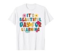 La Sua Bella Giornata per Imparare Uomini Donne Studente Groovy Maglietta