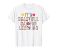 La Sua Bella Giornata per Imparare Uomini Donne Studente Groovy Maglietta