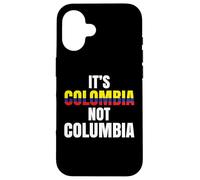La sua Colombia Non Colombia Colombiano Caleños Bogotà Medellin Custodia per iPhone 16