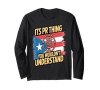 La Sua Cosa di Porto Rico Che Non capiresti Porto Rico Maglia a Manica