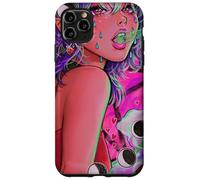La sua evocazione Demone Ragazza Vaporwave Fasi Lunari Gotico Custodia per iPhone 11 Pro Max