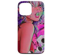 La sua evocazione Demone Ragazza Vaporwave Fasi Lunari Gotico Custodia per iPhone 13 Pro Max